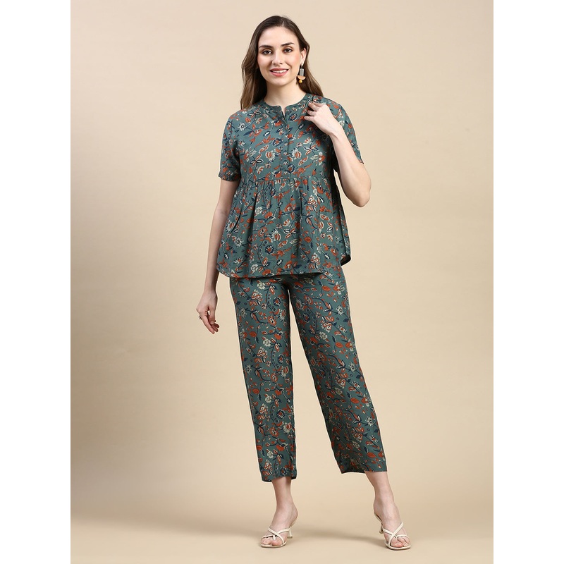 Palazzo AOP-Green|S|M|L|XL|XXL|Green|LWBPZAOF18177032