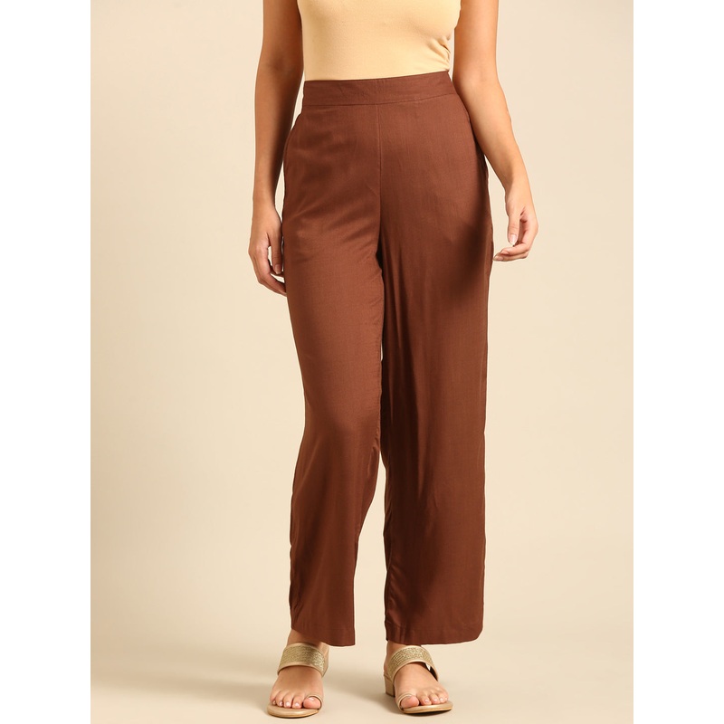 Palazzo-Brown|S|M|L|XL|XXL|3XL|Brown|LWBPZSOF17231003