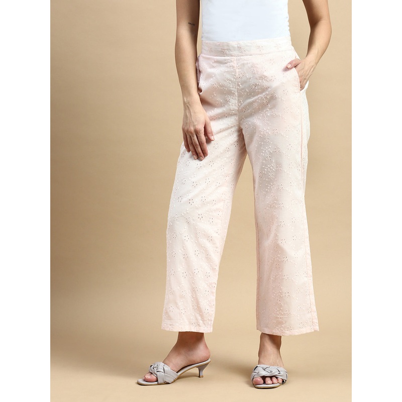 Palazzo Schiffli-Light Pink|S|M|L|XL|XXL|3XL|Light Pink|LWBPZEBF17262075