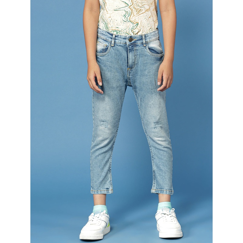 PIPIN Boys Denim Jeans Mid Blue