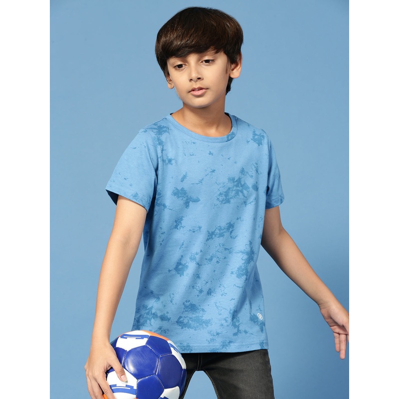 PIPIN Boys Printed T-Shirt Blue