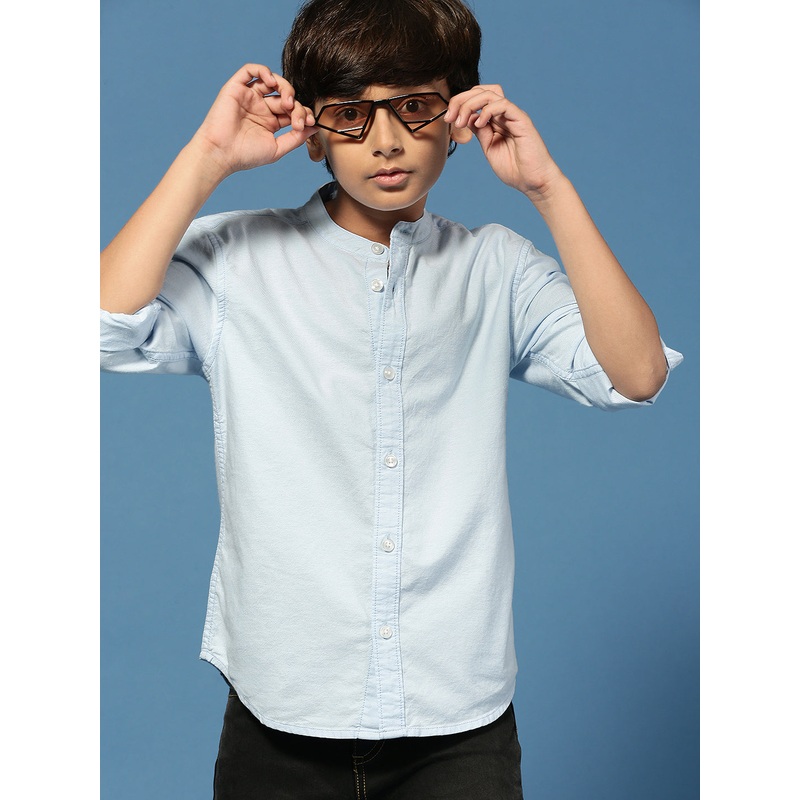 PIPIN Boys Shirt Light Blue|2-3Yrs|3-4Yrs|5-6Yrs|7-8Yrs|8-9Yrs|9-10Yrs|11-12Yrs|13-14Yrs|15-16Yrs|Light Blue|BWTFSSOPB17027037