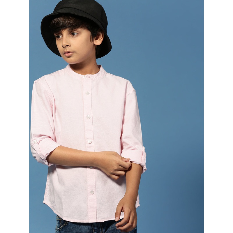 PIPIN Boys Shirt Light Pink|2-3Yrs|3-4Yrs|5-6Yrs|7-8Yrs|8-9Yrs|9-10Yrs|11-12Yrs|13-14Yrs|15-16Yrs|Light Pink|BWTFSSOPB17027075