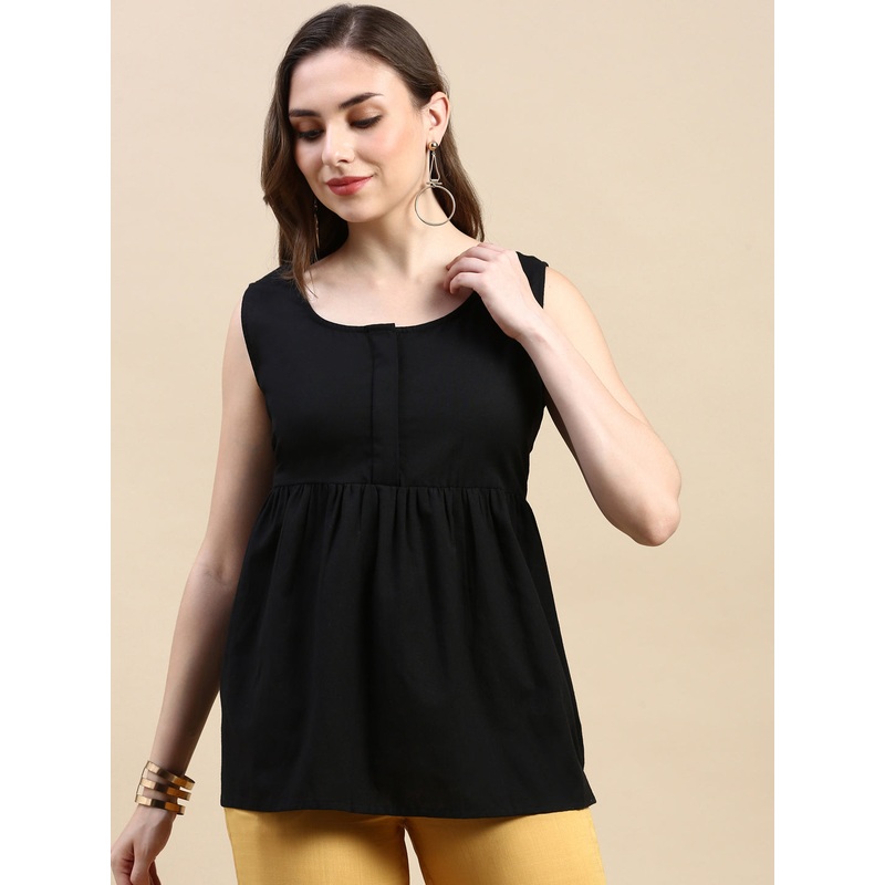Tunic-Black|S|M|L|XL|XXL|Black|LWTTUSOF18155002