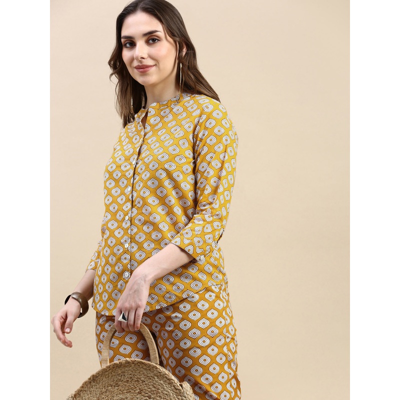 Tunic Top-Mustard|S|M|L|XL|XXL|Mustard|LWTTUAOF18100046