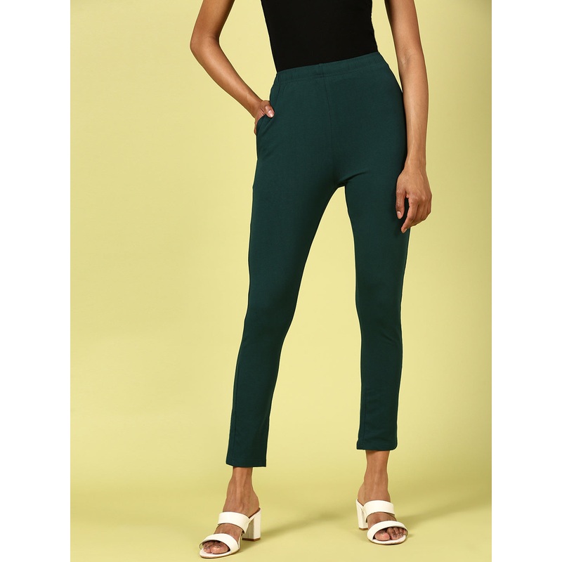 Women’s Needle Pants Bottle green