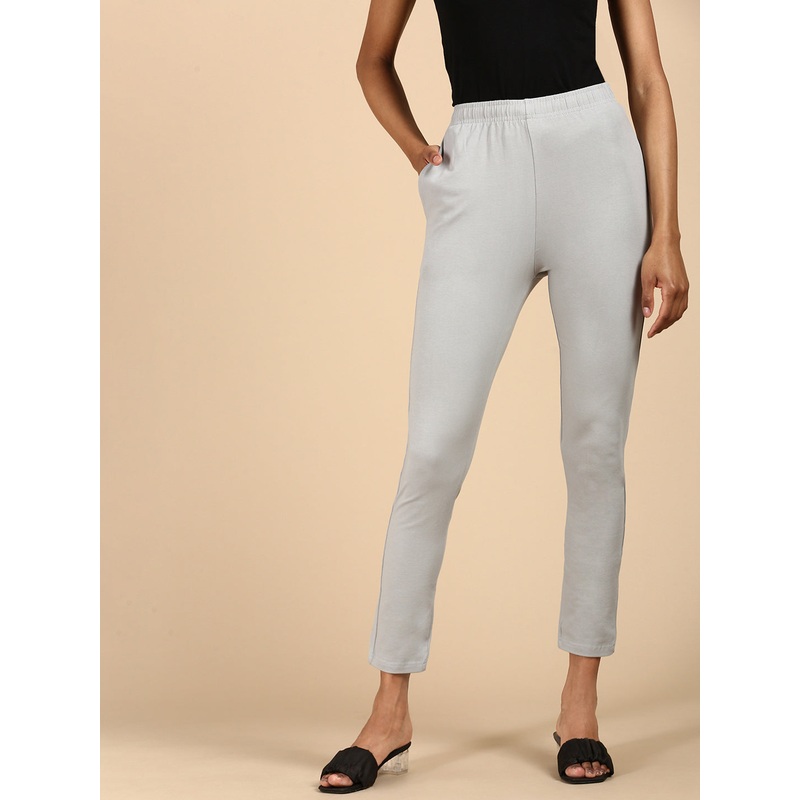 Women’s Needle Pants Light Grey
