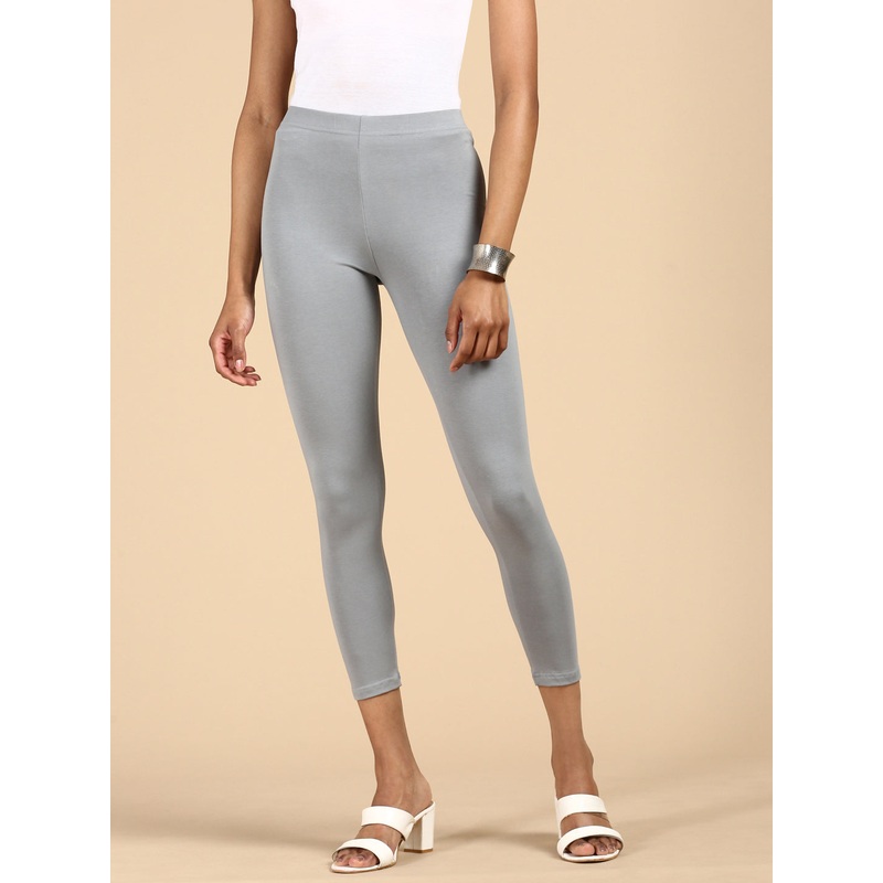 Ankle Length Leggings Cotton-Grey