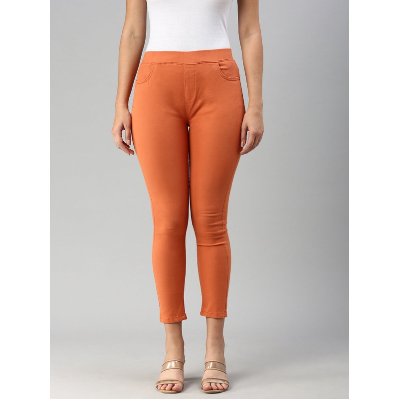 Jegging-Rust Orange|S|M|L|XL|XXL|3XL|Rust Orange|LWBJGSOWC4033059