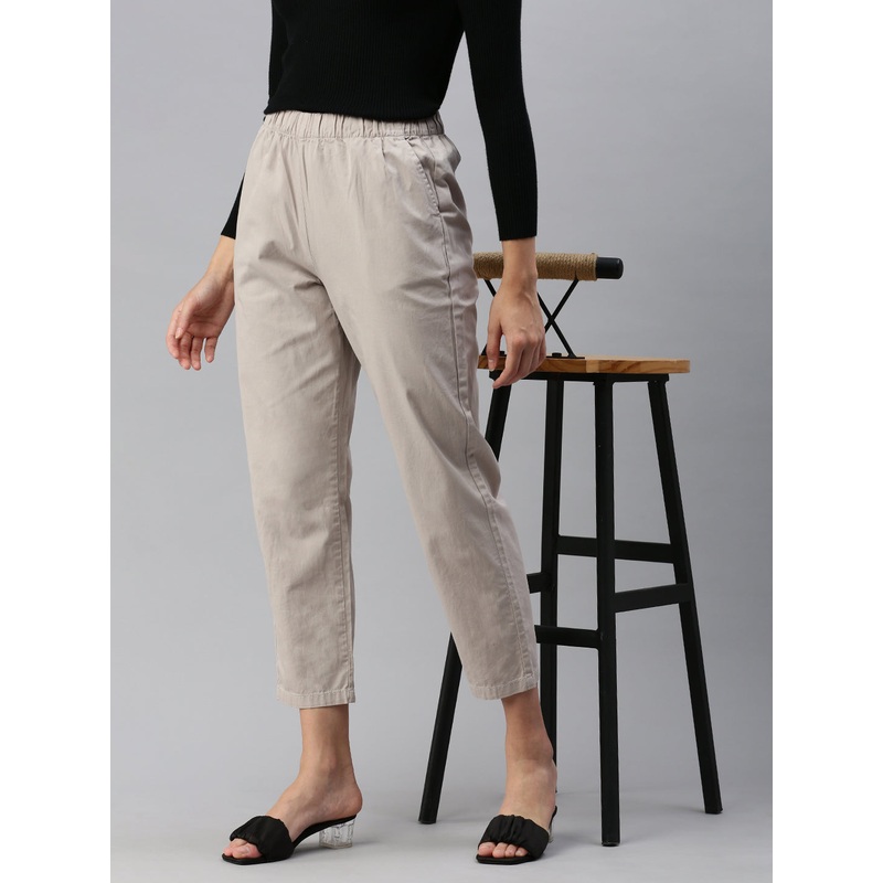 Women Casual Pants Steel Grey|S|M|L|XL|XXL|3XL|Steel Grey|LWBCASOF16050281