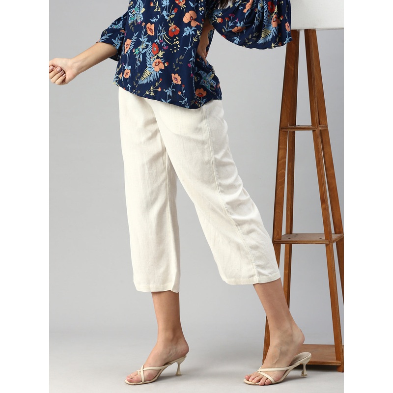 Women Cop Palazzo Natural|S|M|L|XL|XXL|3XL|Natural|LWBCPZSOF16152184