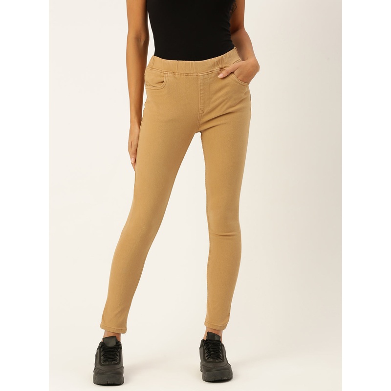 Women Jegging Dark Beige|S|M|L|XL|XXL|3XL|Dark Beige|LWBJGSOWC4033377