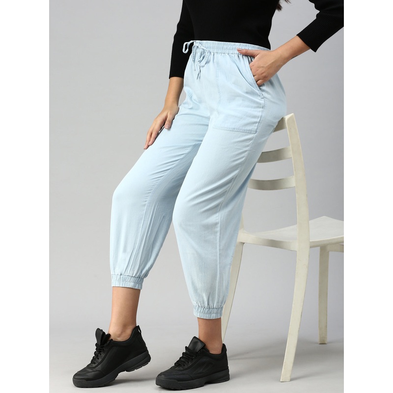 Women Jogger Ice Blue|S|M|L|XL|XXL|3XL|Ice Blue|LWBJOSOF16102151