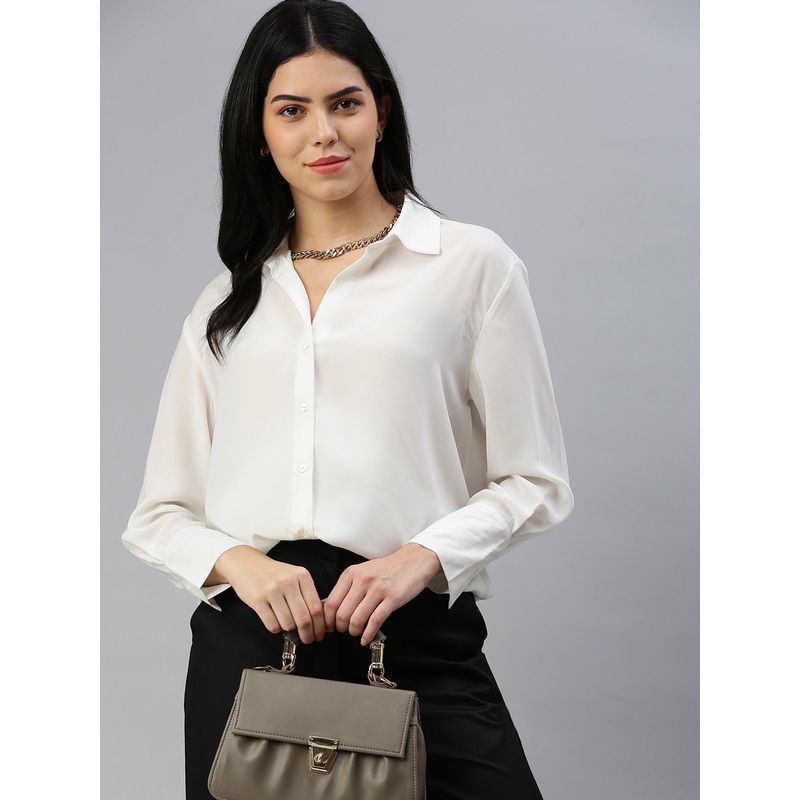 Women Shirt Offwhite|S|M|L|XL|XXL|3XL|Offwhite|LWTSHSOF17161009
