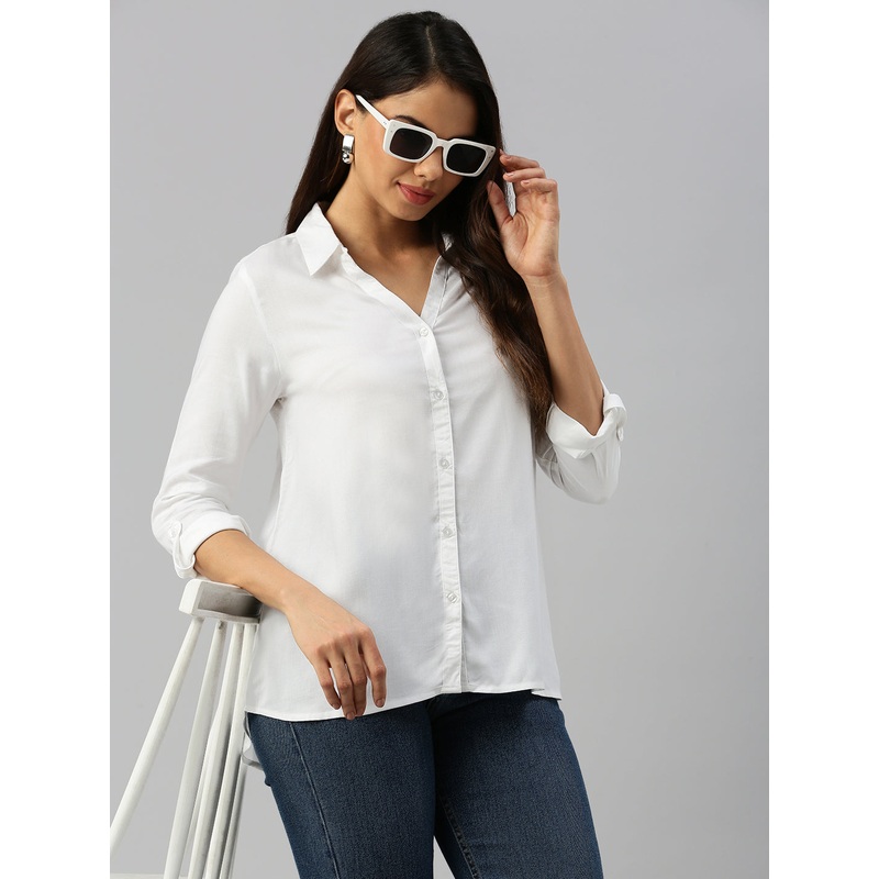Women Shirt White|S|M|L|XL|XXL|3XL|White|LWTTPSOF17188011