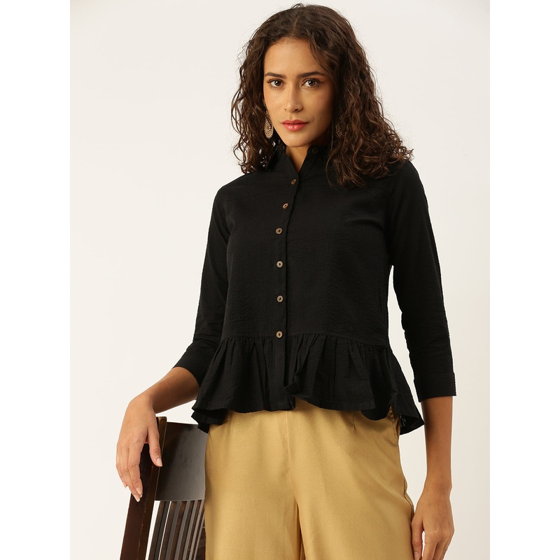 Women Top Black|S|M|L|XL|XXL|3XL|Black|LWTTPSSF16134002