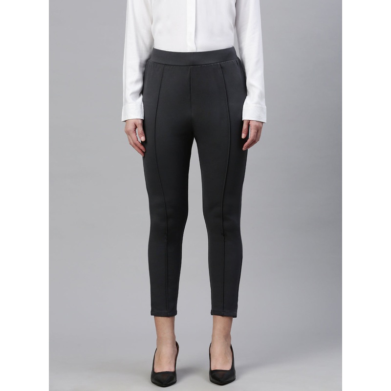 Women Treggings Solid Grey|S|M|L|XL|XXL|3XL|Grey|LWBTGSOF17206033