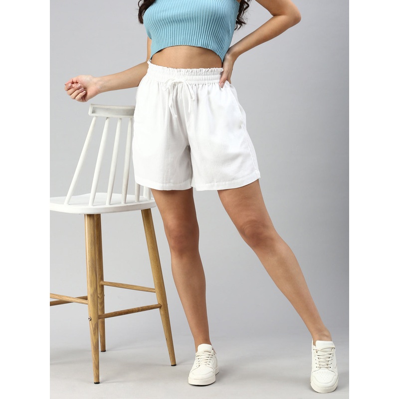 Womens Shorts White|S|M|L|XL|XXL|3XL|White|LWBSHSOF16105011