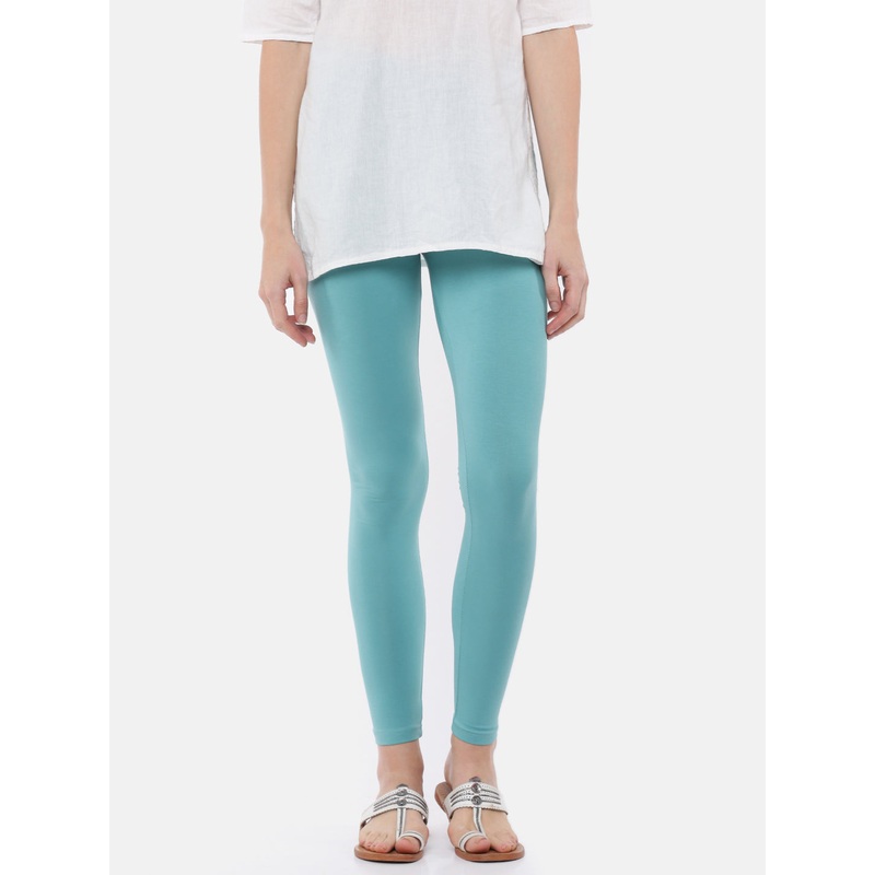 Ankle Length Leggings Cotton-Petrol