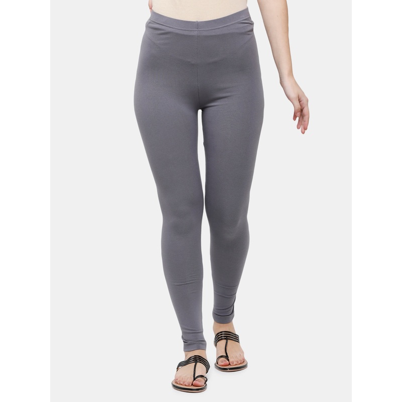 Ankle Length Leggings Cotton-Slate