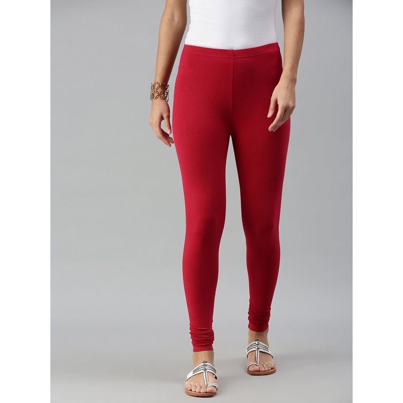 Churidar Leggings-Chilli Red|S|M|L|XL|XXL|3XL|4XL|Chilli Red|LLGCHSOPC200144