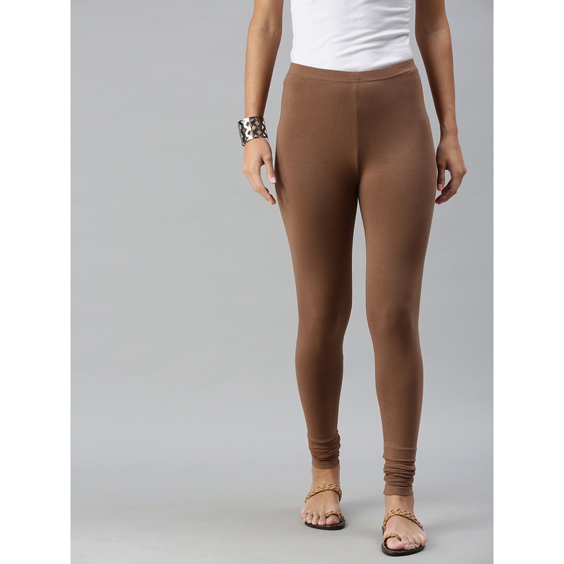 Churidar Leggings-Chocolate Brown