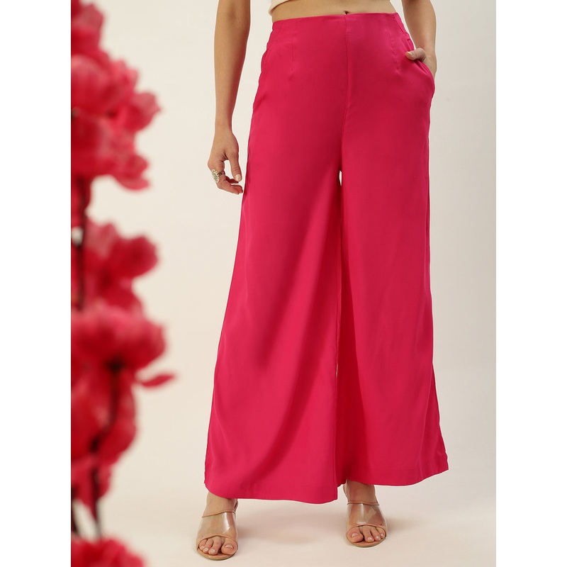 Ladies Palazzo Fuchsia|S|M|L|XL|XXL|3XL|4XL|Fuchsia|LWBPZSOWC4009030