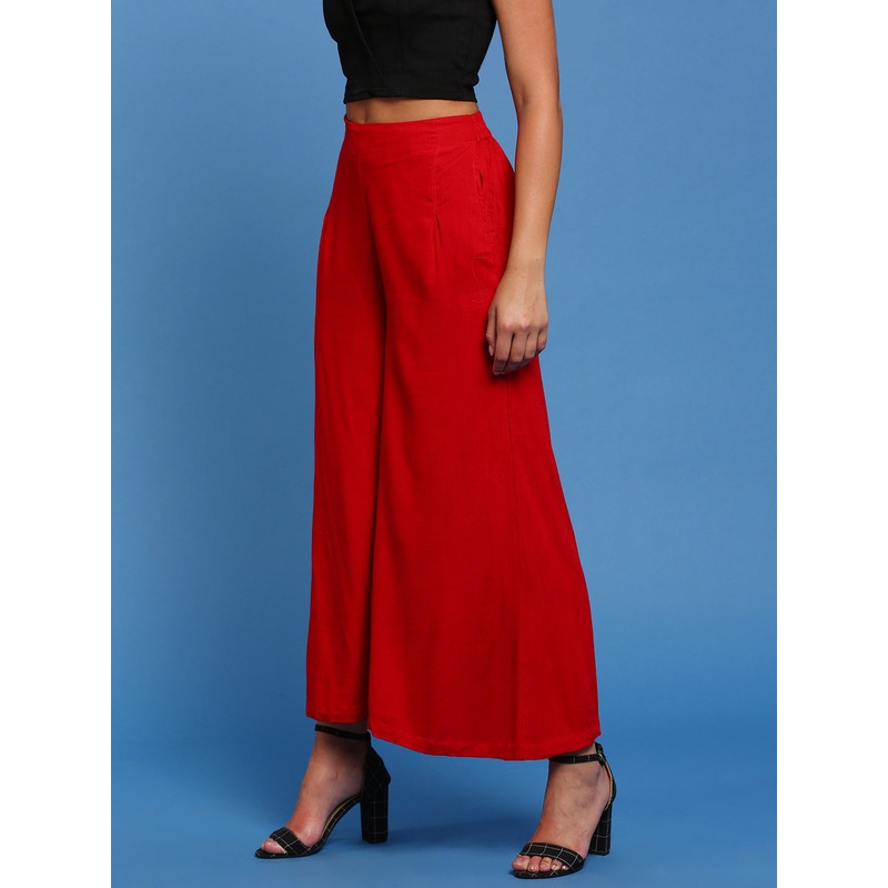 Ladies Palazzo Red|S|M|L|XL|XXL|Red|LWBLPSOWC3015010