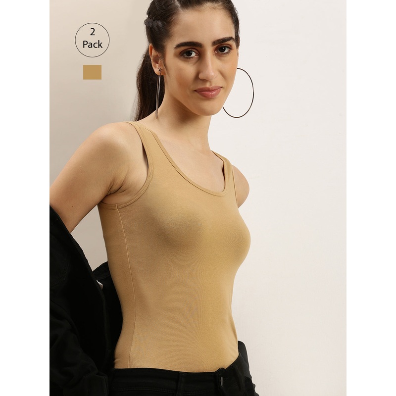 Pack of 2  Ladies Razor Back Top Skin