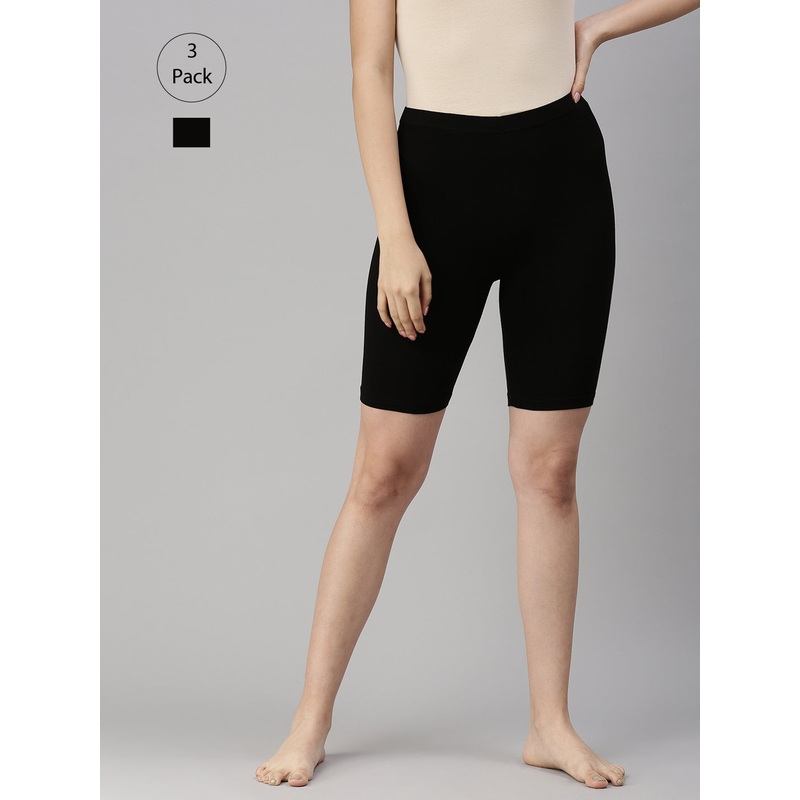 Pack of 3  Ladies Tights Black