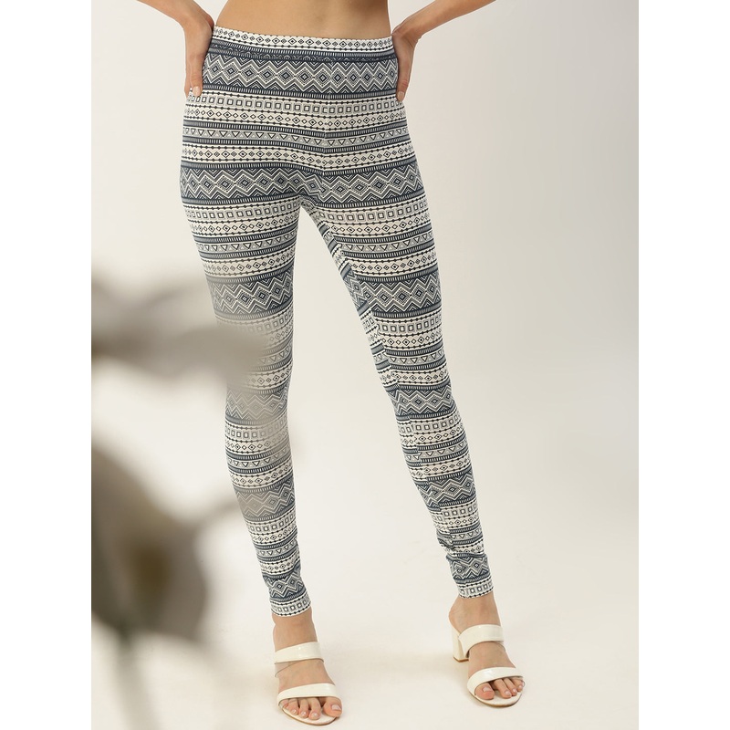 Printed Leggings-White|S|M|L|XL|XXL|3XL|White|LLGALAOF14050011