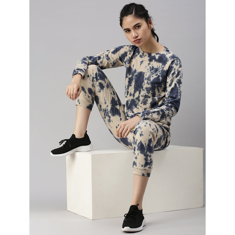 Women’s Co-Ords Sets Dark Navy Blue & Sand