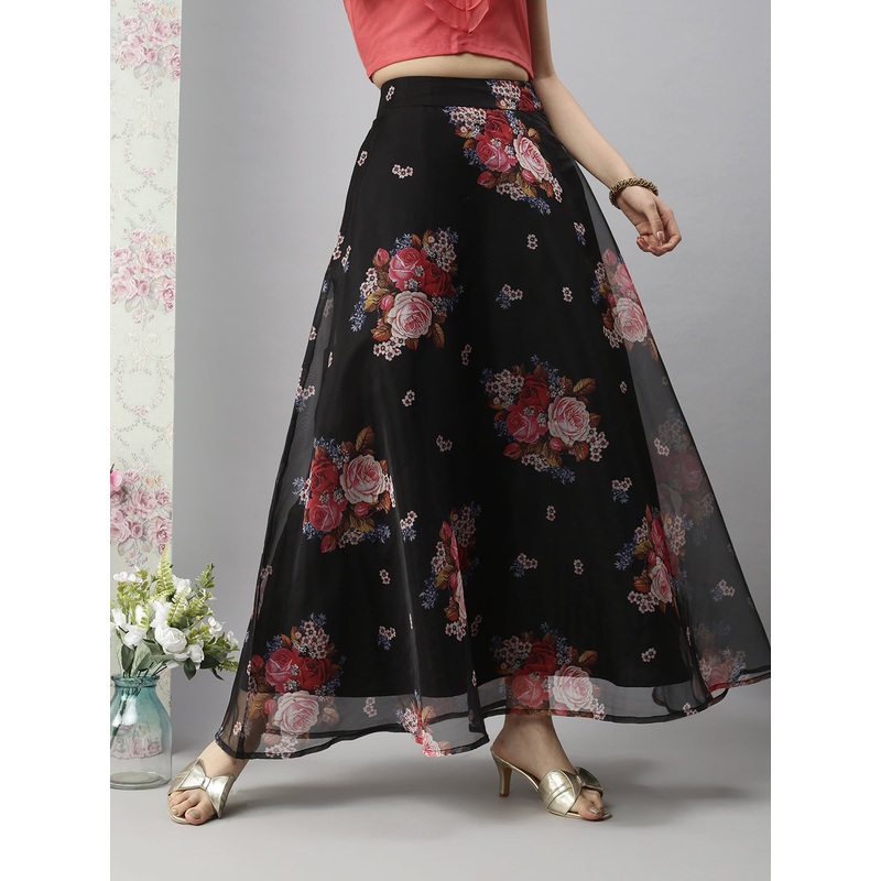 Women’s Co-Ords Sets (Skirt & Blouse) Black & Black