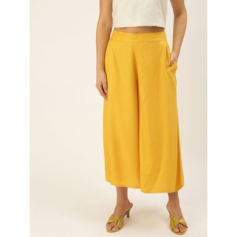 Women’s Culottes Mustard|S|M|L|XL|XXL|Mustard|LWBCLEMF15151046