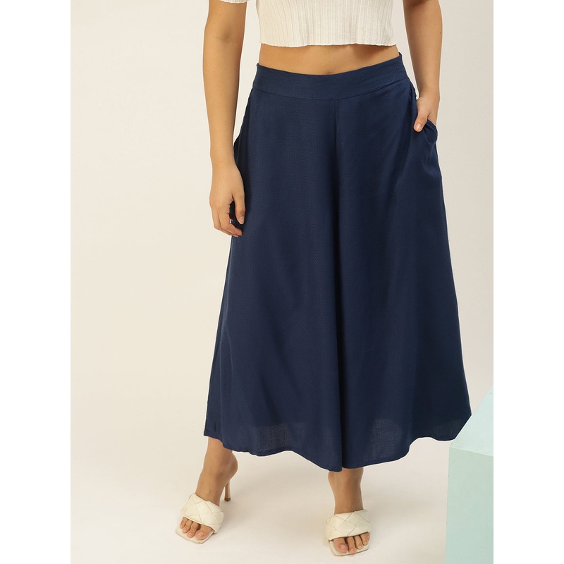 Women’s Culottes Navy Blue|S|M|L|XL|XXL|Navy Blue|LWBCLEMF15151008