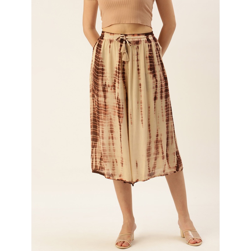 Women’s Printed Culottes Brown