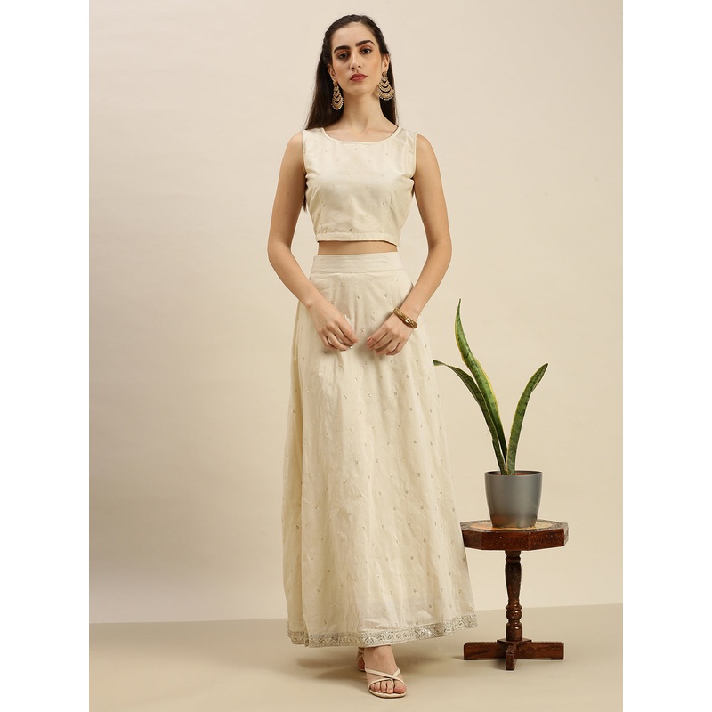 Womens Lehenga Set Sand|S|M|L|XL|XXL|Sand|LWSLSEBF15071157