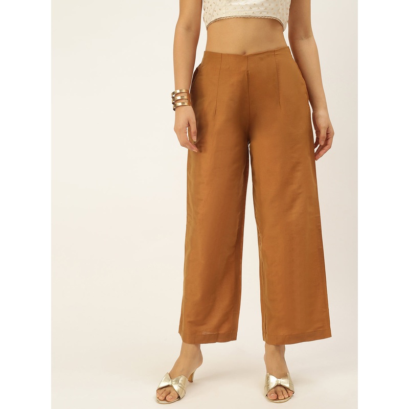 Womens Palazzo Copper Gold|S|M|L|XL|XXL|Copper Gold|LWBPZSOF13174146