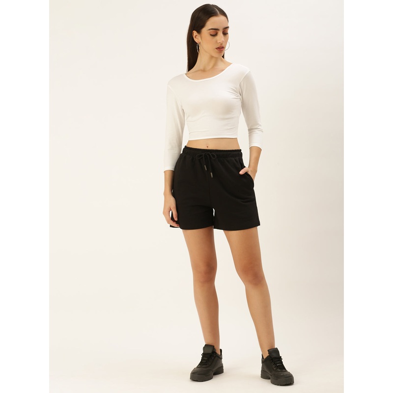 Womens Shorts Black|S|M|L|XL|XXL|3XL|4XL|Black|LKBSHSOF16148002