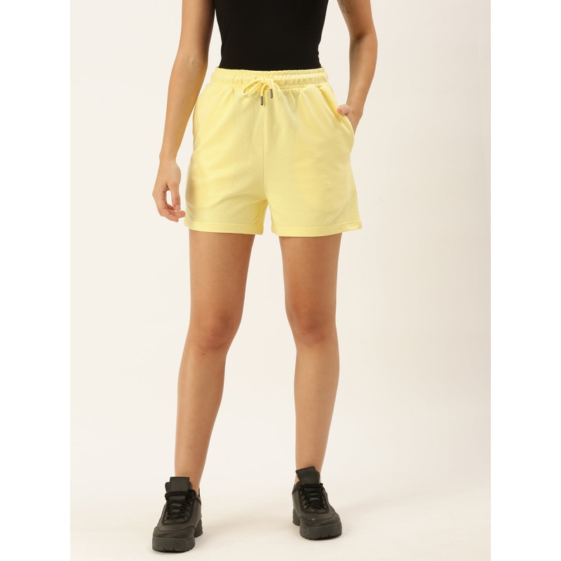 Womens Shorts Yellow|S|M|L|XL|XXL|3XL|4XL|Yellow|LKBSHSOF16148064
