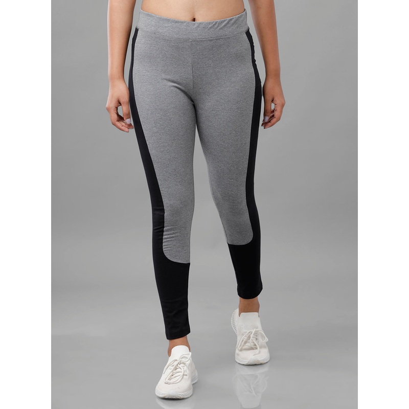Ladies Active Wear Leggings Anthra Melange