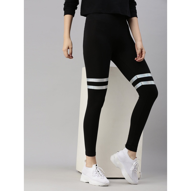 Ladies Active Wear Leggings Black
