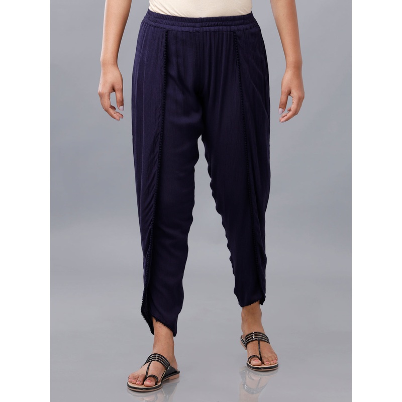 Women’s Cowl Pant Navy Blue|S|M|L|XL|XXL|3XL|Navy Blue|LWBCPSOF13086008