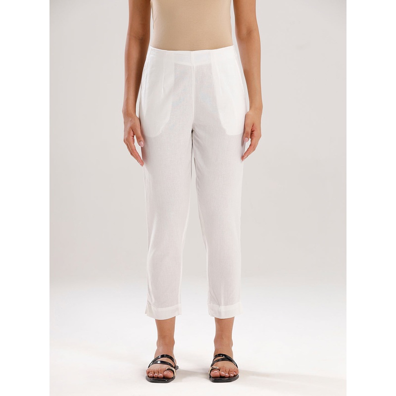 Cigarette Pant-Offwhite|S|M|L|XL|XXL|3XL|4XL|Offwhite|LWBCPSOWC4005009
