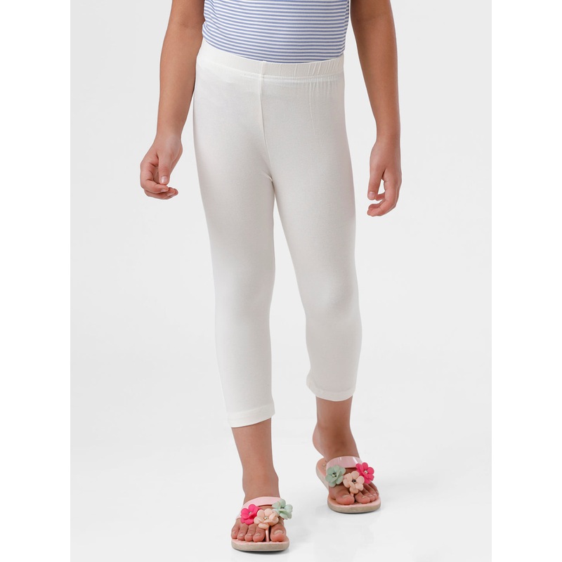 Kids – Girls 3/4TH Leggings Offwhite