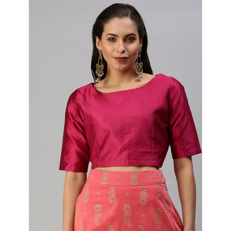Women’s Blouse-Fuchsia|S|M|L|XL|XXL|3XL|Fuchsia|LWTCTJCF14198030