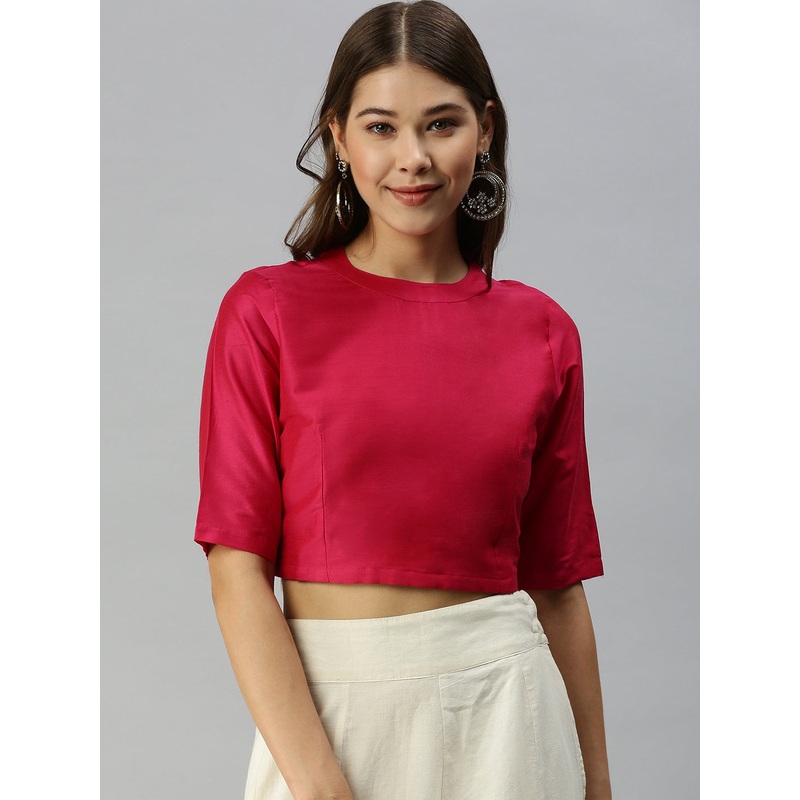 Women’s Blouse Fuchsia|S|M|L|XL|XXL|Fuchsia|LWTCTSOF13059030