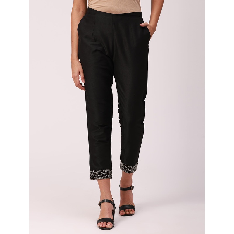 Women’s Cigarette Pant Black|S|M|L|XL|XXL|3XL|Black|LWBCPSOF14065002