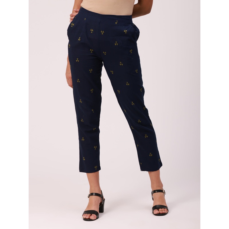 Women’s Cigarette Pant Navy Blue