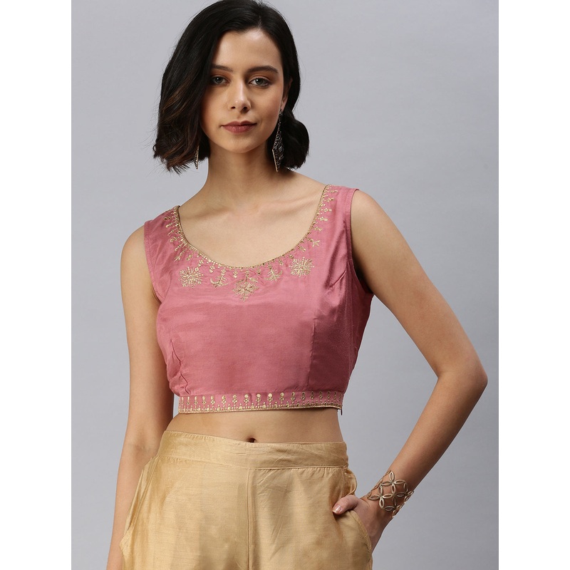 Women’s Embroidery Blouse Mauve
